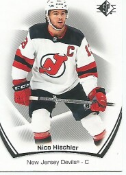 Nico Hischier Upper Deck SP Authentics 2022 NJ Devils 39
